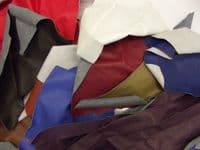 Assorted LEATHERETTE Fabric Material Offcuts 1KG